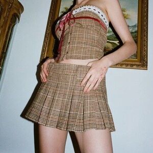 ISO: With Jean Hudson Plaid Mini Skirt XXS OR XS | or trade for S for smaller